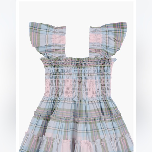 Hill House Tiny Ellie Nap Dress Pink Plaid - Picture 2 of 2